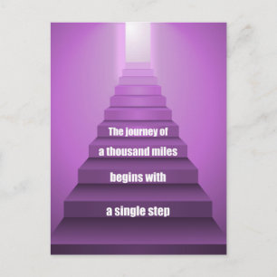 Journey Of A Thousand Miles Postcard