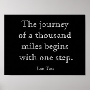 Journey of a thousand miles - poster