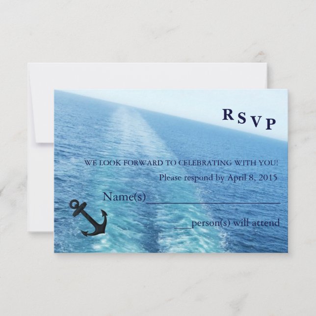 Journey of Love|Cruise Ship/Destination RSVP (Front)