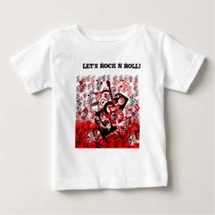 Journey of Music-Red_ Baby T-Shirt