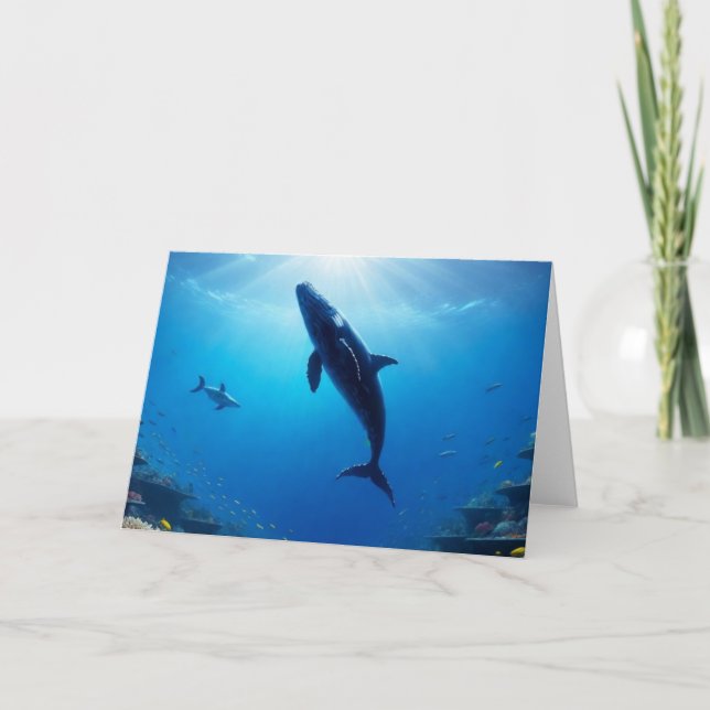 Journey of the Gentle Giant Holiday Card (Front)