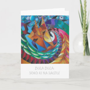 "JOURNEY OF THE VAKA III" CARD