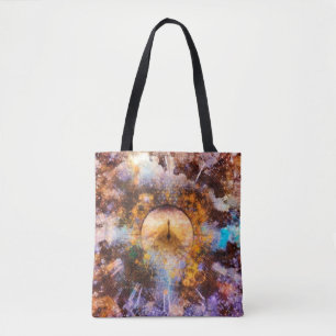 Journey of time tote bag