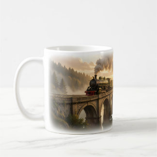Journey On Steam Train Mug