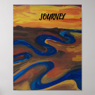 JOURNEY POSTER DE L'ARTISTE PAULA REILLY.