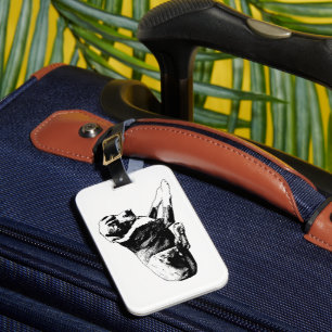 Journey Rest, Bold Cue Luggage Tag