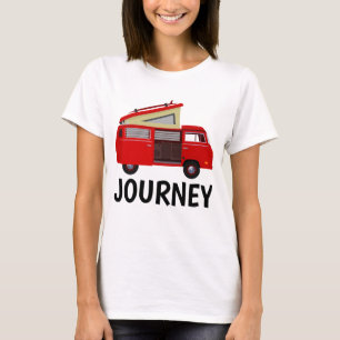 JOURNEY, T-shirts Camping Van Roadtrip Vintage