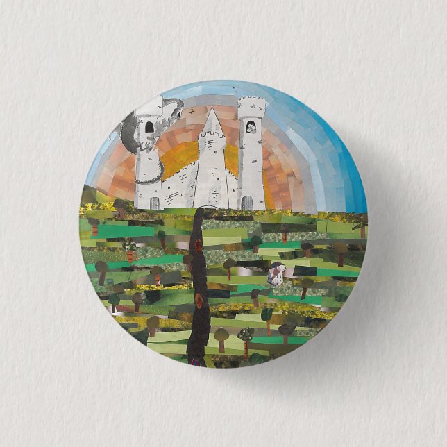 Journey Through a Fantasy Novel 1 Inch Round Button (Front)