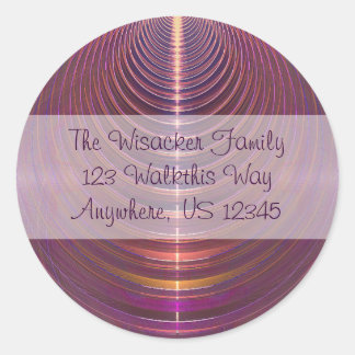 Journey to Soul Mandala Classic Round Sticker