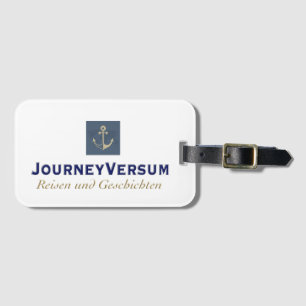 JourneyVersum Logo - Gepäckanhänger Luggage Tag
