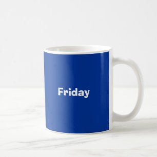 Jours des tasses de semaine