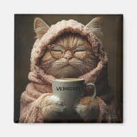 Jours Fantaisie Moderne Mercredi Magnet