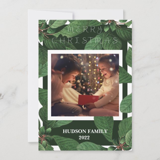 Jours francs | Carte Joyeux Noël Photo Holiday (Devant)