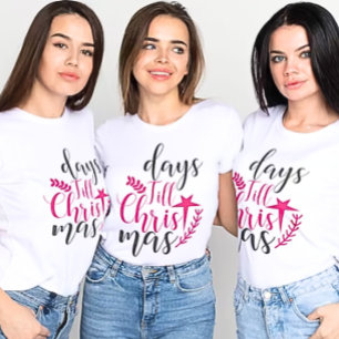 Jours jusqu'à Noël Tshirt Parfait pour l'usure Déc