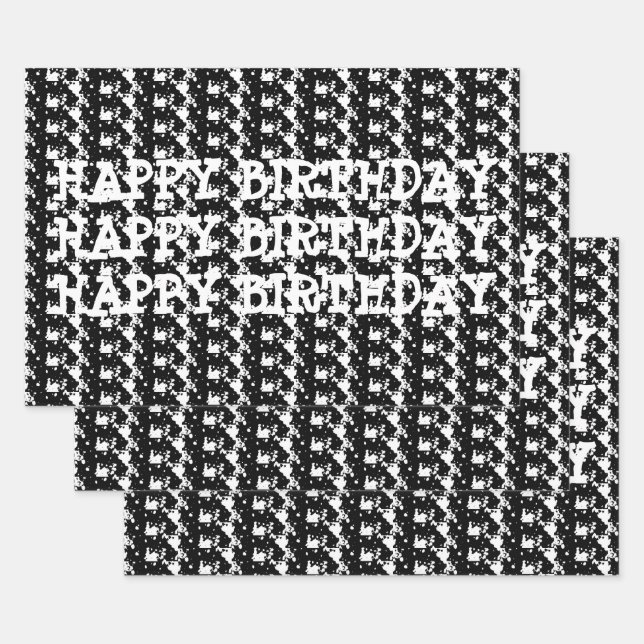 JOURS SKA JOUR ANNIVERSAIRE FEUILLE DE PAPIER (Lot)