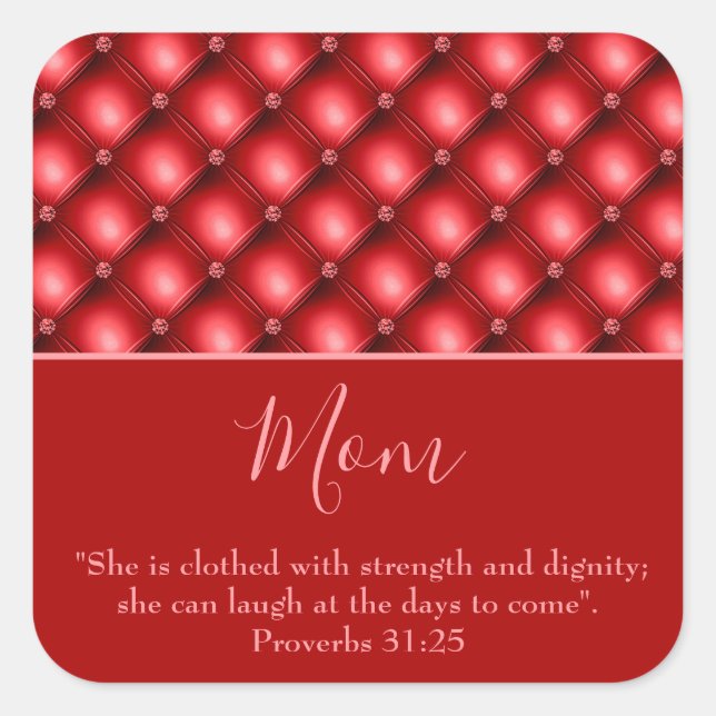 Jovely Mom Red Sticker (Devant)