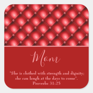 Jovely Mom Red Sticker