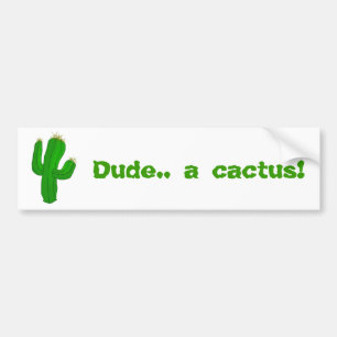 Jovi Cactus Bumper Sticker
