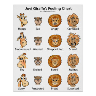 Jovi Giraffe Feeling Chart