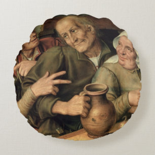 Jovial Company, 1564 Round Pillow