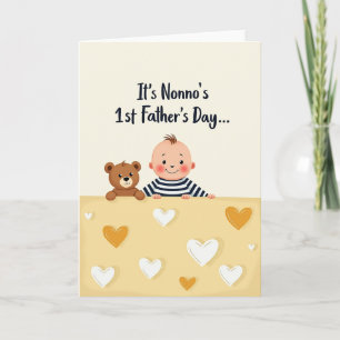 Jovial Fathers Day Baby Card