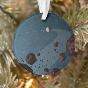 Jovian Trojans Asteroids. Ornament