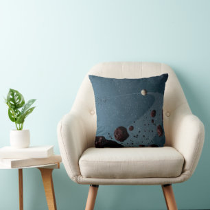 Jovian Trojans Asteroids. Throw Pillow