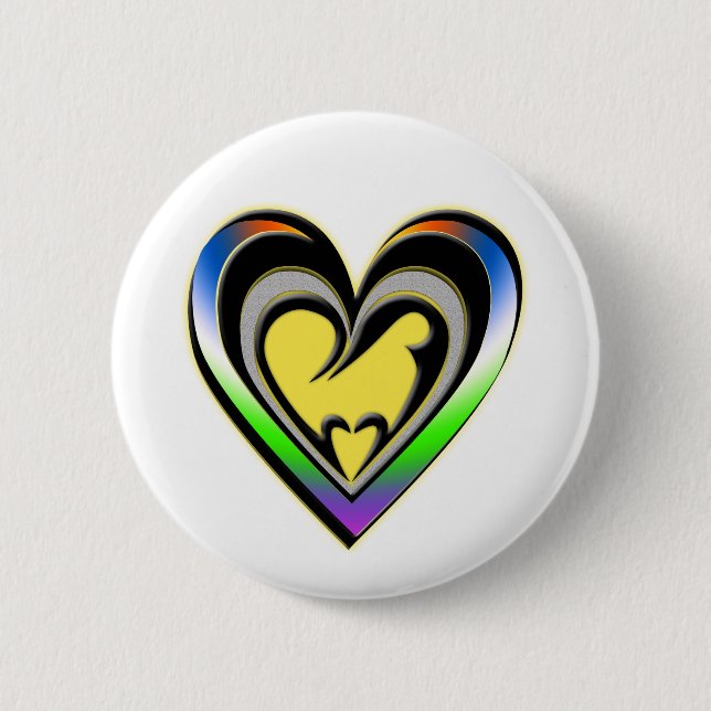 Joy 2 Inch Round Button (Front)