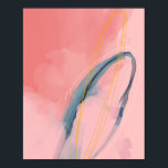 "Joy" - Abstract Design On Pink Poster<br><div class="desc">- Made And Designed By Morgan Harper Nichols</div>