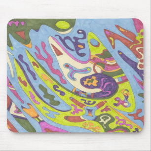 Joy, abstract mouse pad