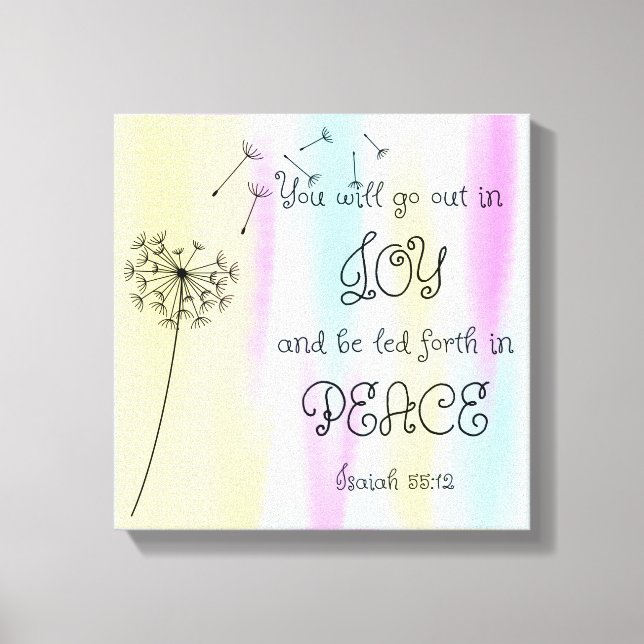 Joy and Peace Wall Art (Front)