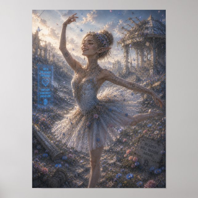 Joy / Ballerina / Flower Field Poster (Front)