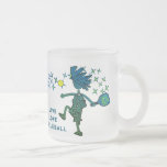 JOY / BODY BY PICKLEBALL GLASS COFFEE MUG<br><div class="desc">JOY / BODY BY PICKLEBALL GLASS COFFEE MUG Festive colourful fun design to celebrate the pickleball joyful spirit! Holiday Gift Christmas Kwanzaa Hanukkah Birthday Father's Day Mother's Day and more! Celebrate those with a passion for Pickleball! Your choice of background colours. Look for EDIT DESIGN Easy to personalize and/or transfer...</div>