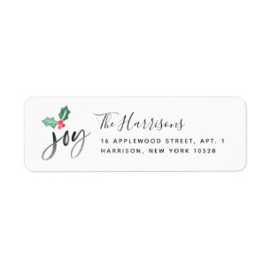 Joy Brush Script Holiday   Christmas