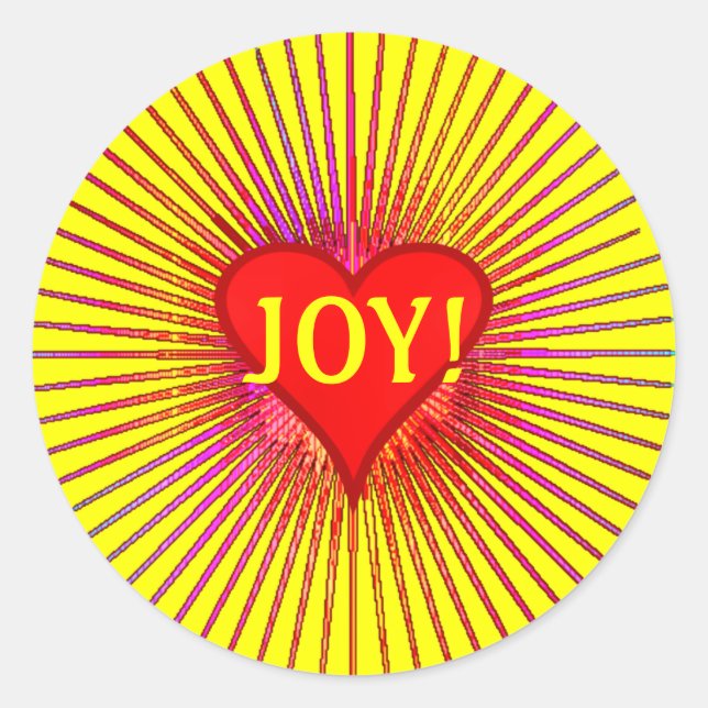 JOY BURST Stickers (Front)