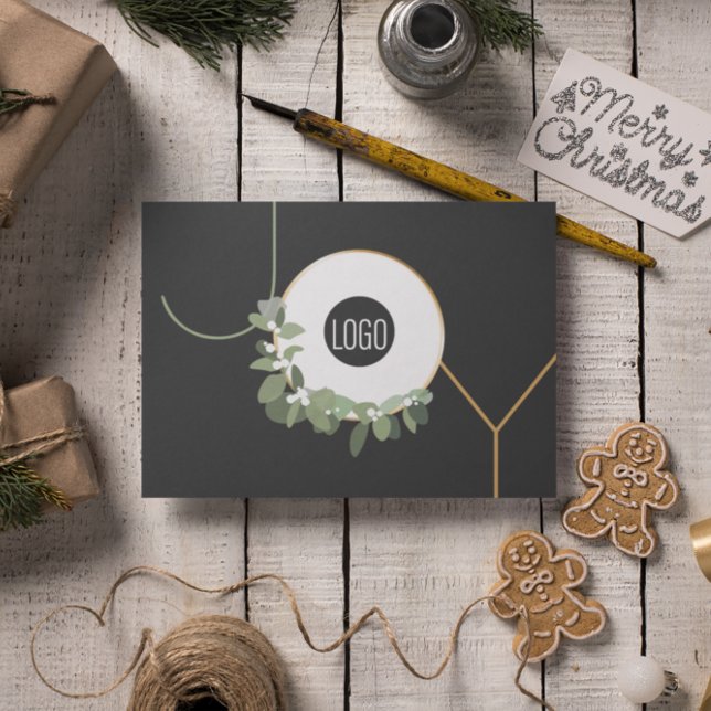 Joy Business Logo Happy Holidays No photo Holiday (Creator Uploaded)