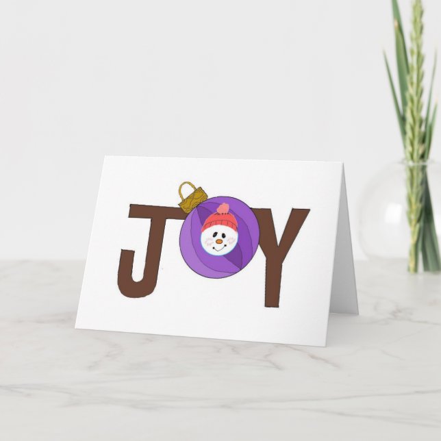 Joy - Carte de Noël (Devant)