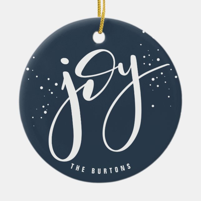 JOY CERAMIC ORNAMENT (Front)