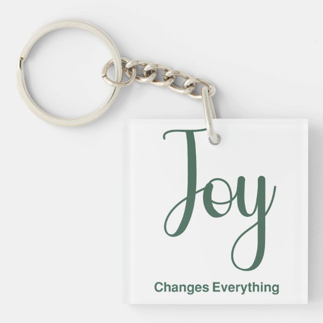 Joy Changes Everything Keychain (Front)