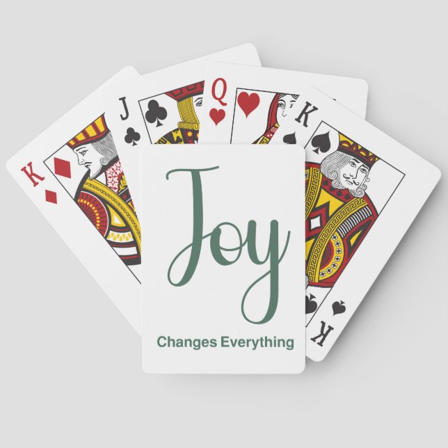 Joy Changes Everything Playing Cards (Back)