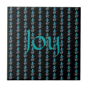 Joy Chinese Symbol Pattern Tile