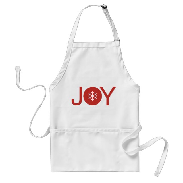 Joy Christmas Apron (Front)
