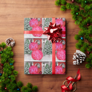 Joy & Christmas Cheer Wrapping Paper