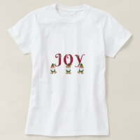 JOY Christmas Elves holding Letters