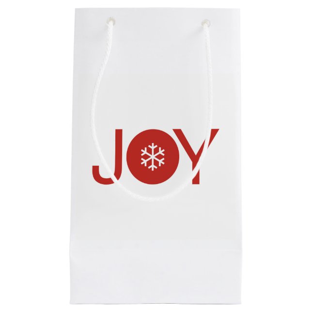 Joy Christmas Gift Bag (Front)