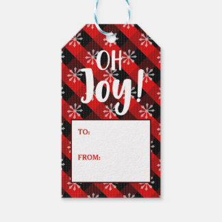 Joy Christmas Gift Tags