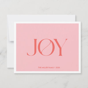 Joy   Christmas Holiday Card