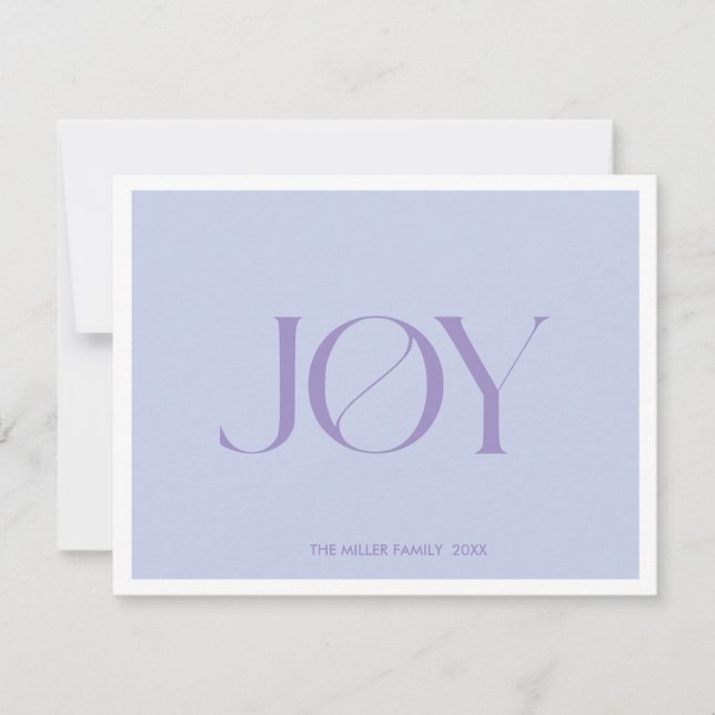 Joy | Christmas Holiday Card (Front)