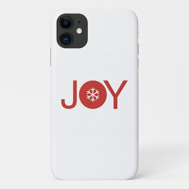 Joy Christmas iPhone 11 Case (Back)