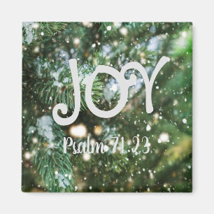 Joy Christmas Magnet